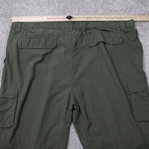 Boy Scouts Of America Cargo Pants Mens 3XL Green Switchback Covertibile Belted - Picture 9 of 15